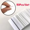 50pcs Women Reusable Easy To Use Longlasting Self-adhesive Glue-free False Eyelash Glue Strip Hypoallergenic Eye Makeup Tools