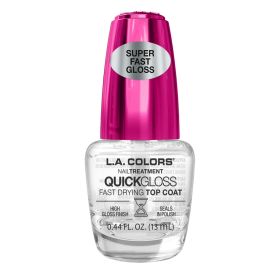 L.A. COLORS Salon Fab Nail Treatment Nail Polish, Top Coat, 0.44 fl oz