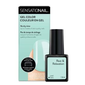 SensatioNail Gel Nail Polish Green, Rest and Relaxation, 0.25 fl oz