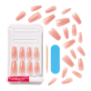 KISS Bare but Better Sculpted Nude Fake Nails, Nude Glow, 28 Count