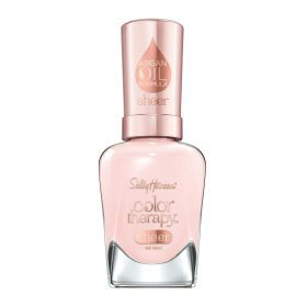 Sally Hansen Color Therapy Nail Polish, My Sheer, 0.5 oz, Restorative, Argan Oil Formula