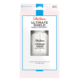 Sally Hansen Ultimate Shield Base & Top Coat, Shatterproof, .45 fl oz, Protects Nails