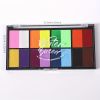 8-grid Double Color Palette Water-soluble Body Painting Pigments Halloween Washable Halloween Makeup