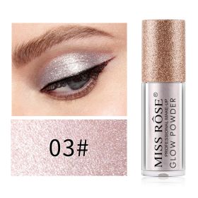 Waterproof Roller Eyeshadow Powder Monochrome Glitter Beads (Option: 3 Style)