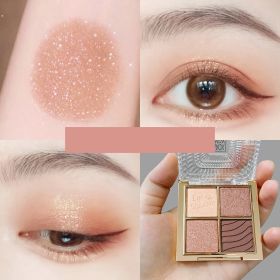 Brilliant Eyeshadow Palette Sparkling Pearly Matte Mashed Potatoes (Option: 1Color)