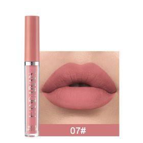 Lip Mud Lazy Lipstick Lip Glaze Authentic Matte Lip Gloss Not Easy To Dip Cup (Option: 7 Style)