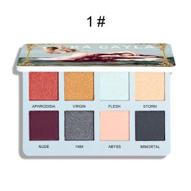 Creative Matte Pearl Glitter Eyeshadow Palette (Option: 1 Style)