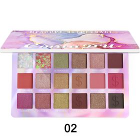 18 Colors EVA Glitter Eyeshadow Palette (Option: 2 Style)