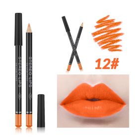 Waterproof And Durable Matte Lipliner (Option: 1G-12Color)