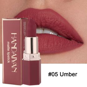 HANDAIYAN Han Daiyan 6-color Matte Nourishing Lipstick Lipstick (Option: 05 Umber)