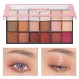 Pearlescent Matte Face Repair Plate Color Makeup Eye Shadow Plate (Option: C05)