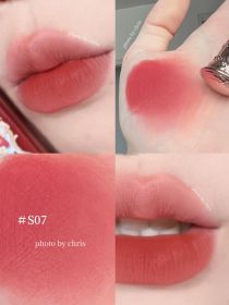 Flower Knows Strawberry Rococo Series Embossed Blush Velvet Matte Lip Glaze (Option: S07-Lip gloss)