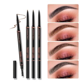 Double-head Rotating Automatic Eyebrow Pencil (Option: 1set)