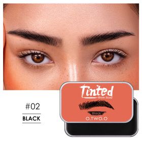 Transparent And Long-lasting Three-dimensional Shaping Eyebrow Cream (Option: 2black)