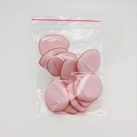 Water Drop Dry And Wet Makeup Finger Cover (Option: Pink-10PCS)