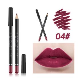 Waterproof And Durable Matte Lipliner (Option: 1G-04Color)