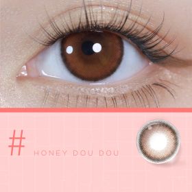 Mini Series Daily Color Contact Lenses (Option: Honey Peas-300degree)