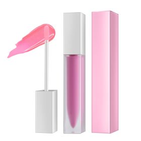 Lip Honey Matte Lipstick Glossy Clear Frosted Square Tube (Option: Style8-High gloss lip gloss)