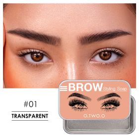 Transparent And Long-lasting Three-dimensional Shaping Eyebrow Cream (Option: 1transparent)