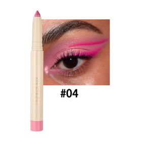 Cosmetic Eyeliner Gel Pen Lying Silkworm Mermaid Eye Shadow Pen Dual-use (Option: 04Color)