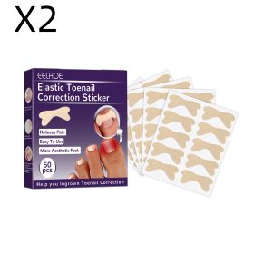 Home Fashion Elastic Toenail Correction Patch (Option: Photo Color-2PCS)