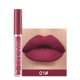 Lip Mud Lazy Lipstick Lip Glaze Authentic Matte Lip Gloss Not Easy To Dip Cup (Option: 1 Style)