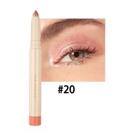 Cosmetic Eyeliner Gel Pen Lying Silkworm Mermaid Eye Shadow Pen Dual-use (Option: 20color)