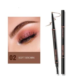 Double-head Rotating Automatic Eyebrow Pencil (Option: 2color)