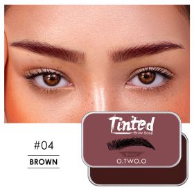 Transparent And Long-lasting Three-dimensional Shaping Eyebrow Cream (Option: 4red brown)