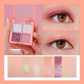 Simple Multicolor Pearly Earth Eyeshadow Palette (Option: Romantic lotus root starch)