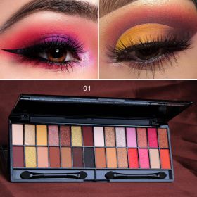 Creative 28 Color Matte Pearlescent Eyeshadow Palette (Option: 1 Style)