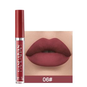 Lip Mud Lazy Lipstick Lip Glaze Authentic Matte Lip Gloss Not Easy To Dip Cup (Option: 6 Style)