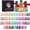 Limegirl Gel Nail Polish Kit Pink Glitter Pop Summer 40/24 Colors Semi-Permanent UV Led Gel Varnish Soak Nails