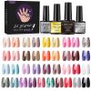 Limegirl Gel Nail Polish Kit Pink Glitter Pop Summer 40/24 Colors Semi-Permanent UV Led Gel Varnish Soak Nails