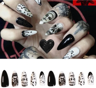 Get the Perfect Manicure with Our Stunning Collection of Women's Fake Nails (Type: Horror)