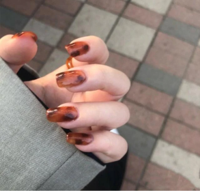 Get the Perfect Manicure with Our Stunning Collection of Women's Fake Nails (Type: Tortoise Shell)