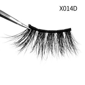 1Pair Mink Eyelashes Soft Natural Curl Half Eyelash For Eye Makeup Eye End Thicky Messy Handmade Lashes Hotsale Lash Wholesale (Color: X014D)