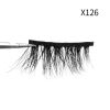 Nieuwe 1 Paar Mink Wimpers Gevleugelde Natuurlijke Lange Wimpers Piekerige Thicky Lash Handgemaakte Zwarte Wimper Half Lash Voor Wimper Extension