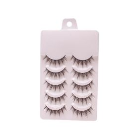 Little Devil Eyelashes Natural Long Lashes Handmade Cluster Lashes Locally Elongated Thick Lash Cosplay False Eyelash Wholesale (Color: X002)