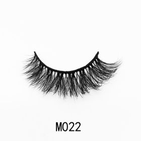 Handgemaakte Mink Wimpers Soft Curl Gevleugelde End Oog Langwerpige Valse Wimpers Dikke Kruis Natuurlijke Fake Lash Nieuwe Makeup Tools Groothandel (Color: M022)