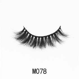 Handgemaakte Mink Wimpers Soft Curl Gevleugelde End Oog Langwerpige Valse Wimpers Dikke Kruis Natuurlijke Fake Lash Nieuwe Makeup Tools Groothandel (Color: M078)