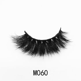 Handgemaakte Mink Wimpers Soft Curl Gevleugelde End Oog Langwerpige Valse Wimpers Dikke Kruis Natuurlijke Fake Lash Nieuwe Makeup Tools Groothandel (Color: M060)