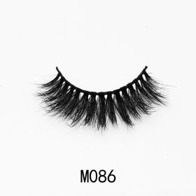 Handgemaakte Mink Wimpers Soft Curl Gevleugelde End Oog Langwerpige Valse Wimpers Dikke Kruis Natuurlijke Fake Lash Nieuwe Makeup Tools Groothandel (Color: M086)