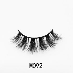 Handgemaakte Mink Wimpers Soft Curl Gevleugelde End Oog Langwerpige Valse Wimpers Dikke Kruis Natuurlijke Fake Lash Nieuwe Makeup Tools Groothandel (Color: M092)