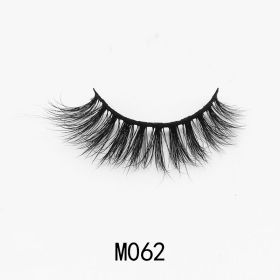 Handgemaakte Mink Wimpers Soft Curl Gevleugelde End Oog Langwerpige Valse Wimpers Dikke Kruis Natuurlijke Fake Lash Nieuwe Makeup Tools Groothandel (Color: M062)