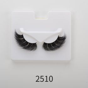 25mm Angel Winged Eyelashes Handmade Thick Theatrical Curly Fake Eyelash Black Natural Long Lash For Eyelash Extension Wholesale (Color: 2510)