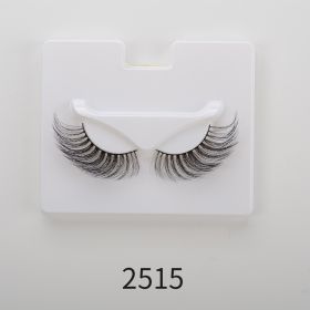 25mm Angel Winged Eyelashes Handmade Thick Theatrical Curly Fake Eyelash Black Natural Long Lash For Eyelash Extension Wholesale (Color: 2515)