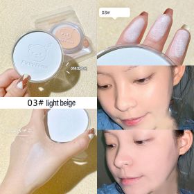 New Waterproof Long Lasting Makeup Powder Oil Control Moisturizing Brightening Loose Powder Breathable Nature Face Cosmetics (Color: 3)