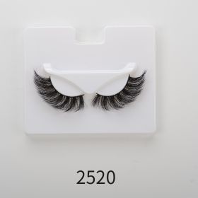 25mm Angel Winged Eyelashes Handmade Thick Theatrical Curly Fake Eyelash Black Natural Long Lash For Eyelash Extension Wholesale (Color: 2520)