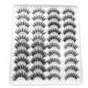 20 Pairs Mink Lashes Natural False Eyelashes Dramatic Volume Fake Lashes Soft Thick Long Eyelashes Wispy Makeup Extension 2022